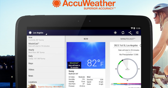 Tổng hợp phần mềm theo dõi thời tiết miễn phí trên Android
